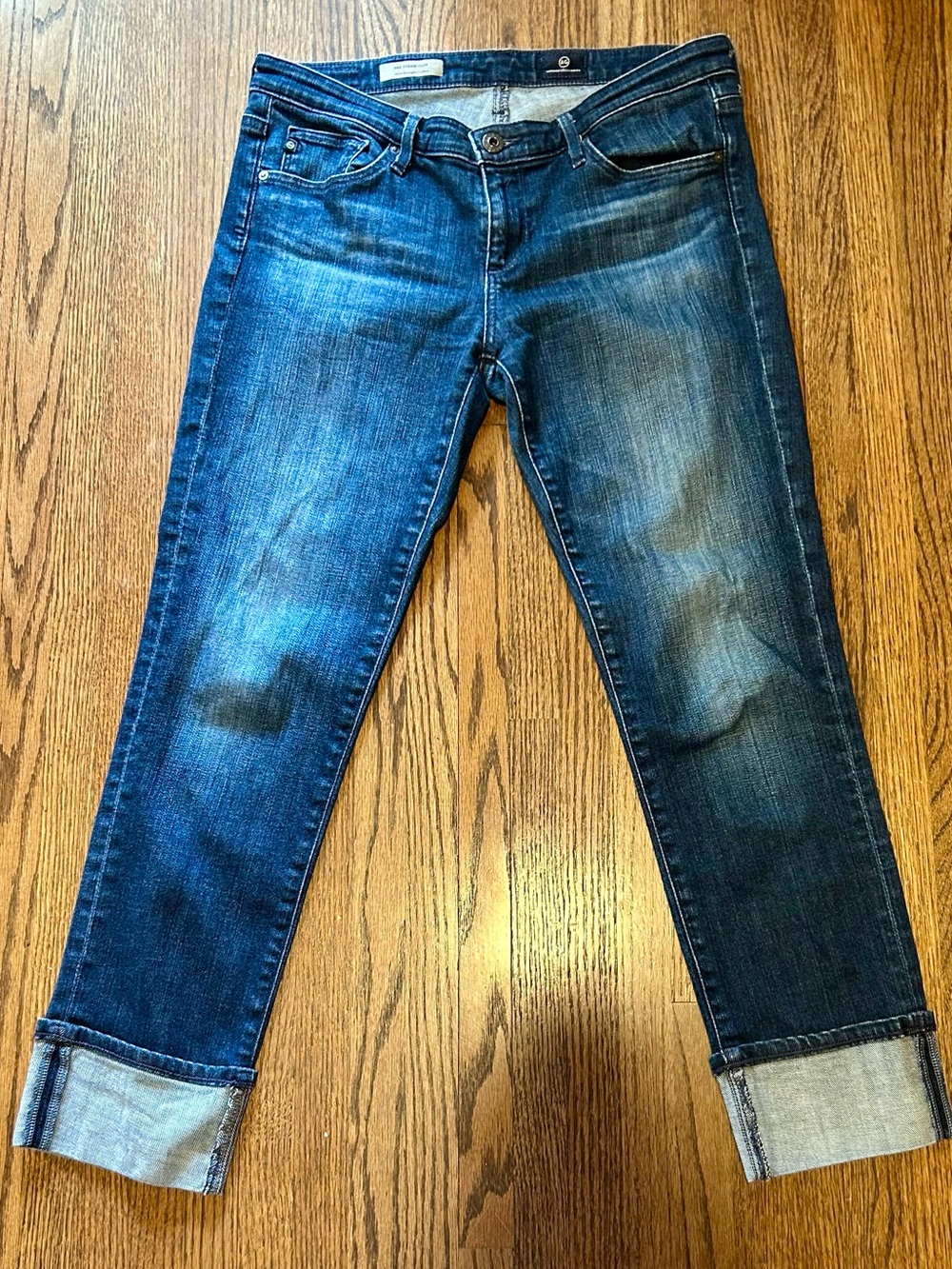 AG Adriano Goldschmied The Stevie Cuff Jeans Size 28